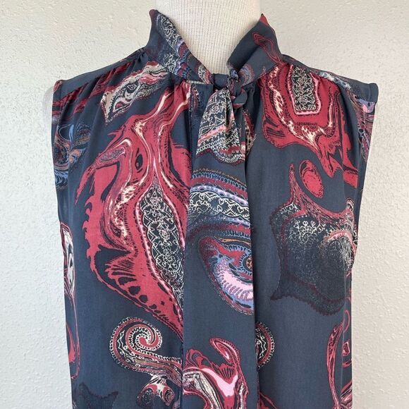Tilden Sleeveless Button Down Top Size M EUC - Picture 2 of 6